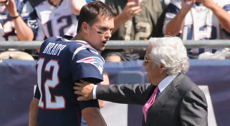 Tom Brady and Robert Kraft Tom Brady and Robert Kraft